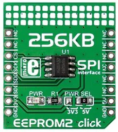 Mikroelektronika MIKROE-1909 EEPROM 2 Click Board - 256 KB, SPI, M95M02