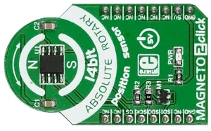 Mikroelektronika MIKROE-1938 Magneto 2 Click Board - Sensore di Posizione Rotativa MLX90316, 0-360 G
