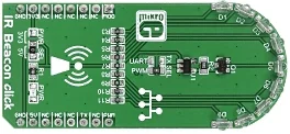 Mikroelektronika MIKROE-1939 IR Beacon Click Board - Diodi Infrarossi VSMB2948SL, Portata 0.5m