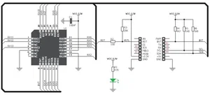 Mikroelektronika MIKROE-1995 Touchpad Click Board, Sensore Capacitivo MTCH6102, I2C, 3.3V