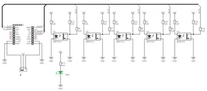 Mikroelektronika MIKROE-1999 Line Follower Click Board, Sensori QRE1113, 3.3V/5V