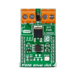 Mikroelektronika MIKROE-2272 PWM Driver Click Board - Isolatore Monocanale Si8711CC, 5V