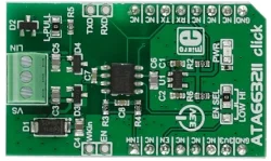 Mikroelektronika MIKROE-2335 LIN Transceiver Click Board - ATA663211, Fino a 20Kbaud