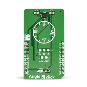 Mikroelektronika MIKROE-2338 Angle 2 Click Board - Sensore Angolare MA700, SPI, 3.3V