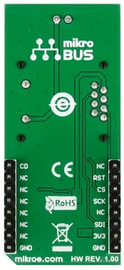 Mikroelektronika MIKROE-2449 OLED Switch Click Board, Interruttore Meccanico, Display OLED Grafico (