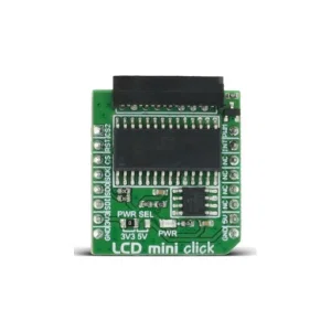 Mikroelektronika MIKROE-2453 LCD Mini Click Board, Expander di Porta MCP23S17, Potenziometro Digital