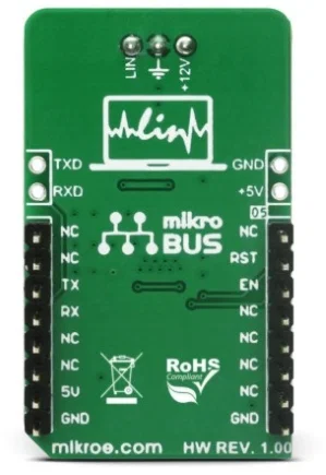 Mikroelektronika MIKROE-2872 ATA663254 Transceiver LIN Click Board