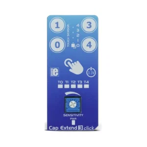 Mikroelektronika MIKROE-2883: MTCH105 Controller Capacitivo di Prossimità/Tatto a 5 Canali