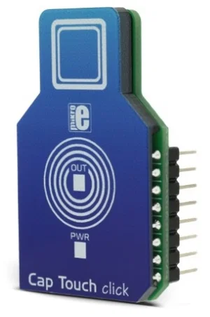 Mikroelektronika MIKROE-2888 Cap Touch Click AT42QT1010 Sensore Tattile Capacitivo
