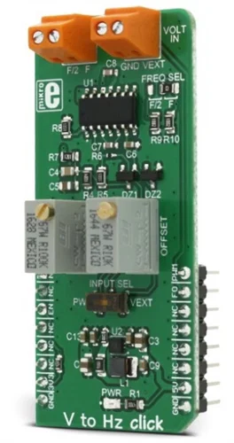 Mikroelektronika MIKROE-2889 V a HZ Click TC9400 Convertitore Tensione-Frequenza