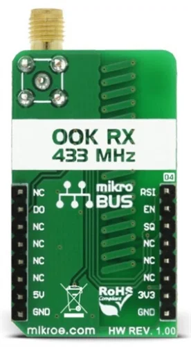 Mikroelektronika MIKROE-2902 OOK RX Click MICRF230 Ricevitore ASK/OOK 400MHz-450MHz
