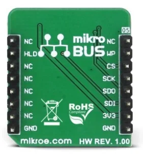 Mikroelektronika MIKROE-2914 MR25H256A Modulo di Memoria MRAM da 262.144 bit