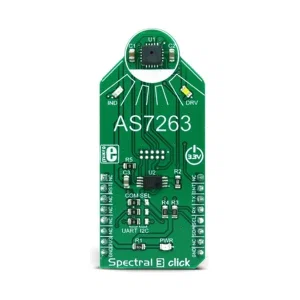 Mikroelektronika MIKROE-2961 Spectral 3 Click Spettrometro NIR Digitale a 6 Canali