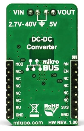 Mikroelektronika MIKROE-2963 Buck-Boost 2 Click Convertitore DC/DC Sincrono
