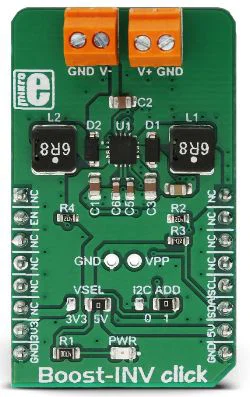 Mikroelektronika MIKROE-3124 LTC3582 Boost-INV Click DC-DC Converter