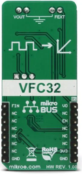 Mikroelektronika MIKROE-3126 HZ to V 2 Click Frequency-to-Voltage Converter 120kHz