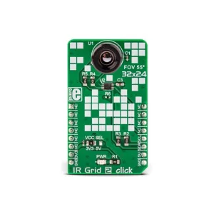 Mikroelektronika MIKROE-3194 IR Grid 2 Click Sensore di Immagini Termiche MLX90640 I2C