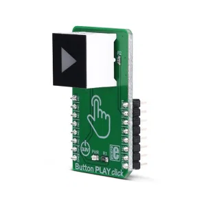 Mikroelektronika MIKROE-3327 CTHS15CIC05 Pulsante Display Sensore Tattile Capacitivo, GPIO, PWM, 3.3