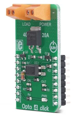 Mikroelektronika MIKROE-3337 LTV-817S Optoaccoppiatore ad Alta Tensione di Isolamento, GPIO, 3.3V