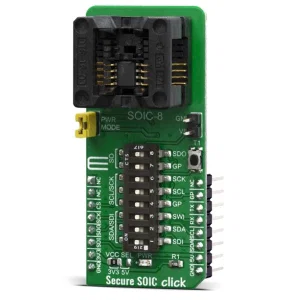 MIKROE-3788 Secure SOIC Click Board - Interfaccia CryptoAuthentication SOIC 8 pin (SPI, I2C, SWI)