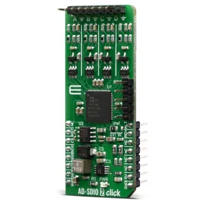 MikroElektronika MIKROE-3861 AD-SDIO 2 Click Soluzione ADC-DAC a Quattro Canali