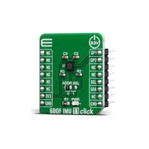 MikroElektronika MIKROE-3869 6DOF IMU 11 Click Sistema Sensore Inerziale