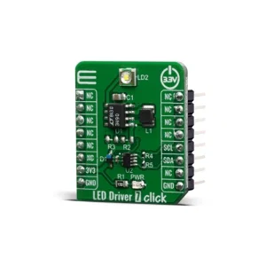 MIKROE-3917 LED Driver 7 Click - Driver LED Monocellulare 350mA Analog Devices LTC3490