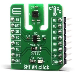 MIKROE-3984 SHT AN Click - Sensore di Temperatura e Umidità ad Alta Precisione Sensirion SHT31-ARP-B