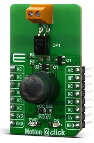 MIKROE-4059 Panasonic EKMC1607112 Sensore di Movimento PIR, 32 Zone, 90° Rilevamento