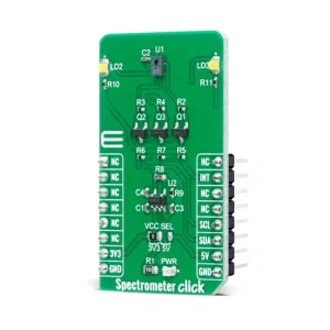 MIKROE-4165 Scheda Click Spettrometro - AS7341 Sensore Spettrale 11 Canali 350-1000nm I2C