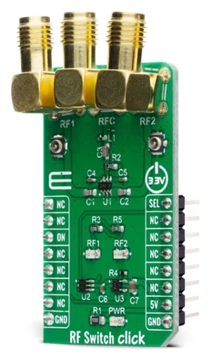 MIKROE-4168 RF Switch Click Board - MASWSS0115 SPDT GaAs PHEMT MMIC
