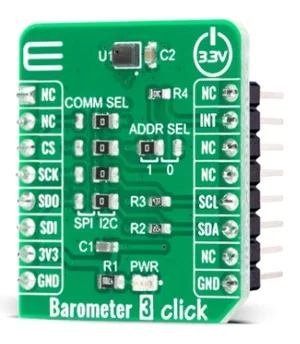 MIKROE-4190 Barometer 3 Click Board - Sensore di Pressione Barometrica Digitale DPS368