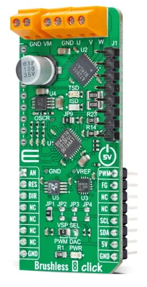 Toshiba TC78B042FTG controller motore brushless, azionamento PWM sinusoidale, 3 fasi