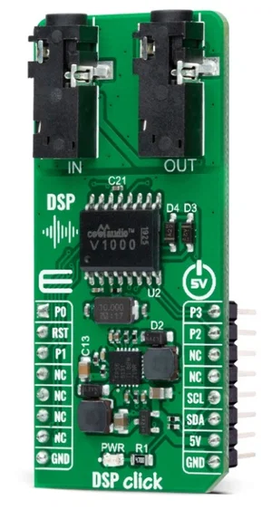MikroElektronika MIKROE-4431 DSP Click Board V1000 Processore di Segnale Digitale