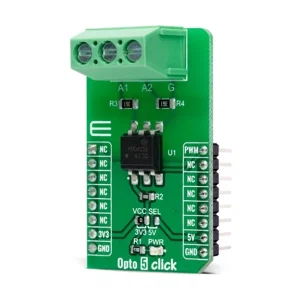 MIKROE-4476 Opto 5 Click - Optoaccoppiatore Driver Triac FOD4216 per Isolamento CA ad Alta Tensione