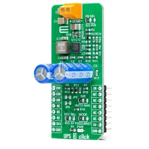 MIKROE-4479 UPS 3 Click Board - Regolatore/Caricabatterie Bidirezionale Buck-Boost DC/DC LTC3110