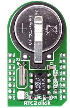 Mikroelektronika MIKROE-948 RTC 2 Click Board DS1307 Orologio in Tempo Reale Calendario I2C