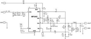 Monolithic Power Systems MP2493DS-LF-P 2A 36V Nonsync Buck Converter, Programmable Output Current Li