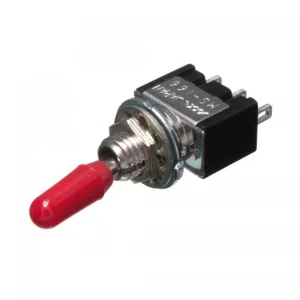 Interrupteur à levier Miyama MS-166-RED SPST 10A 125V