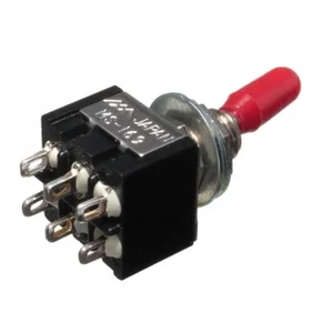 Interrupteur à levier Miyama MS-169-RED DPST 10A 125V