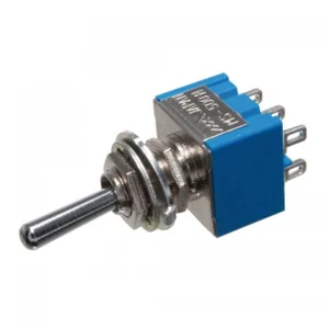 Interrupteur à levier Miyama MS-500F-B DPST 6A 125V