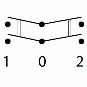 Interrupteur à levier Miyama MS-500H-B DPST 6A 125V