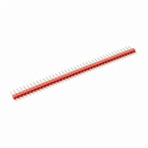 MSRH-40-RD Penheader, Recht, Breekbaar, 40-Pins, 2.54mm Raster, Rood