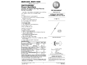 ON Semiconductor MUR1100E 1000V 1A diode de redressement