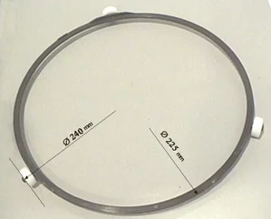 Anneau de Rouleaux pour Plateau Tournant de Micro-ondes Samsung, 243mm Diamètre, Rouleaux de 17.5mm