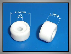 Rouleau de Plateau Tournant en Verre pour Micro-ondes, 14x9mm