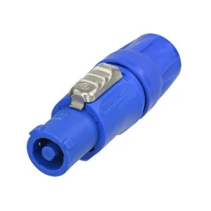 Fiche Neutrik NAC3FCA powerCON, 3 Pôles, 20A, 250V, Verrouillable, Bleue, Montage sur Câble