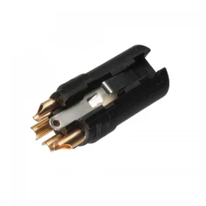 Neutrik NC4FX-B XLR 4-polige Vrouwelijke Chassisdeel, Kabelmontage, Zwart, Vergulde Contacten