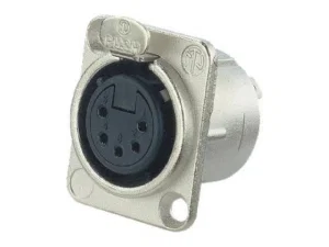 Neutrik NC5FD-L-1 XLR Vrouwelijke Connector, 5-Polig, D-Formaat, Professioneel