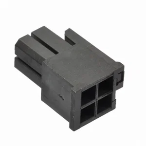 Gold Star NCHD300-04F Micro Fit Voedingsconnector 3.00mm 4-pins Vrouwelijke Behuizing Zwart